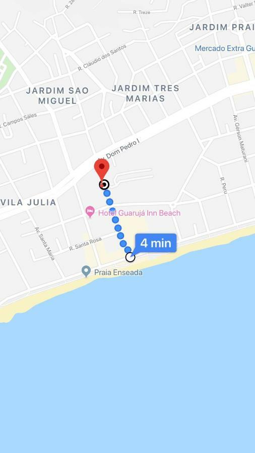 Apto A 2 Min A Pe Da Praia - Edificio Monte Carmel Guaruja Exterior photo